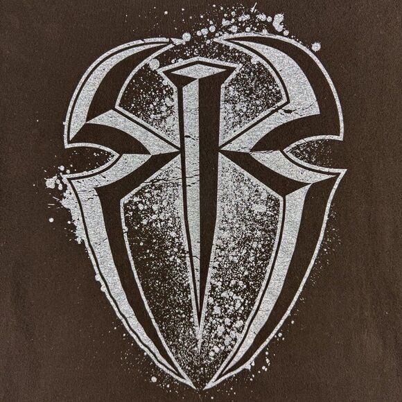 WWE Wrestling Roman Reigns T-Shirt Mens Large Black Tee One‎ Versus All WWF - Picture 2 of 12